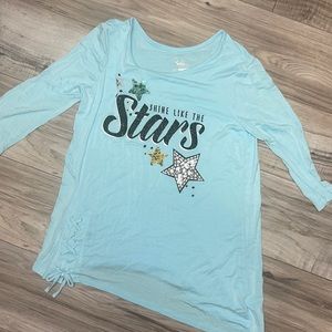 Girl's Justice Quarter Sleeve top